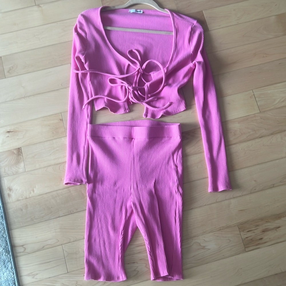 Biker shorts set